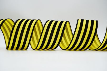 Striped Wired Ribbon_KF6690GC-6-53_Yellow